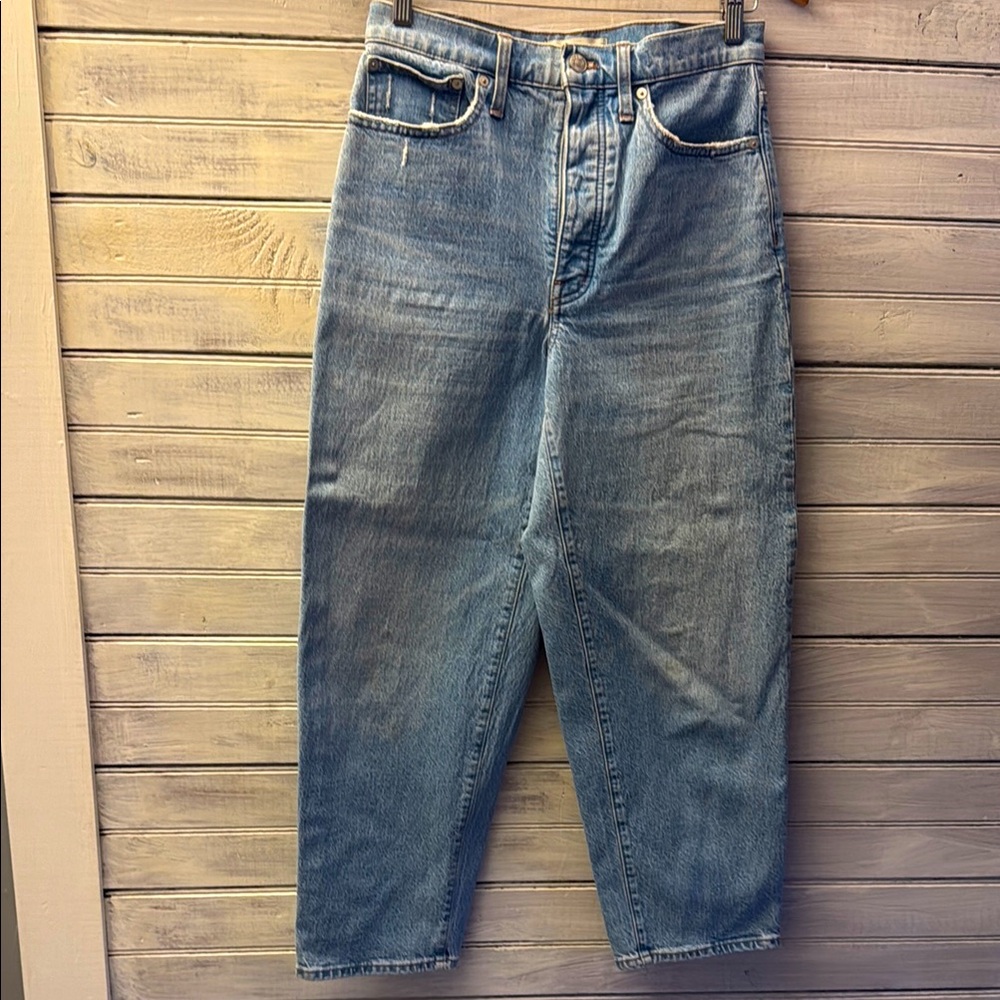 Madewell high waisted balloon jeans